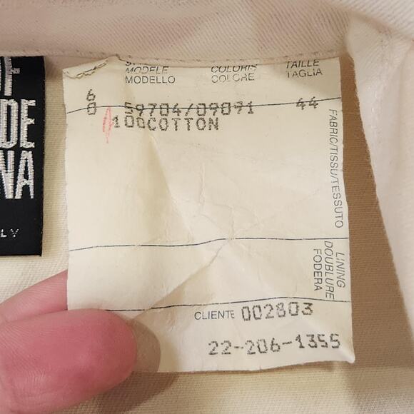 VTG State of Claude Montana Jacket Womens 44 Large Belted Italy Blazer Coat - Picture 7 of 16